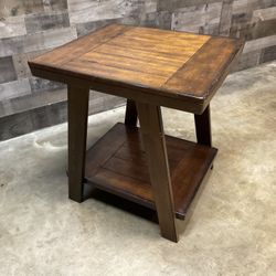 Fabulous Dark Walnut End Table - One