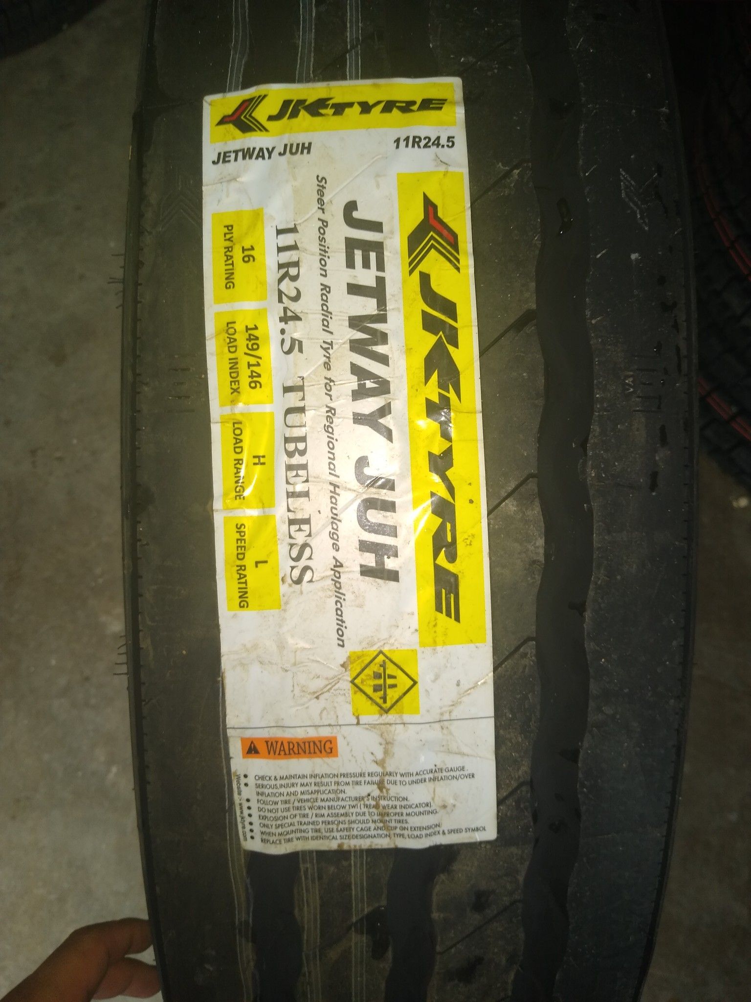 11r24.5 jk tires brand new llantas steer volante trailer