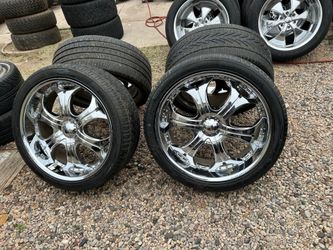 RIMS 305/3/35R24...6 LUGS FIT CHEVY SILVERADO YUKON TAHOE SUBURBAN NISSAN TITAN DENALLI NISSAN ARMADA TOYOTA TACOMA 