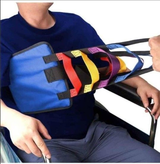 NEW! Stand Assistance Belt Lift Sling, Heavy Duty, Padded (Orange/Black)