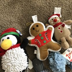 Christmas Dog Toys - All NEW! 