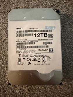 HGST 12TB 3.5" SATA Hard Drive 7200RPM