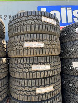 35x12.50r18 Hankoon tires nuevas con 65,000 millas de garantía las 4