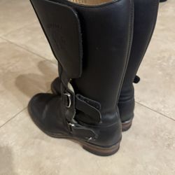 Chippewa Style # 27862 Odessa Rally Motorcycle Boots Sz10 Black Made In USA LOOK