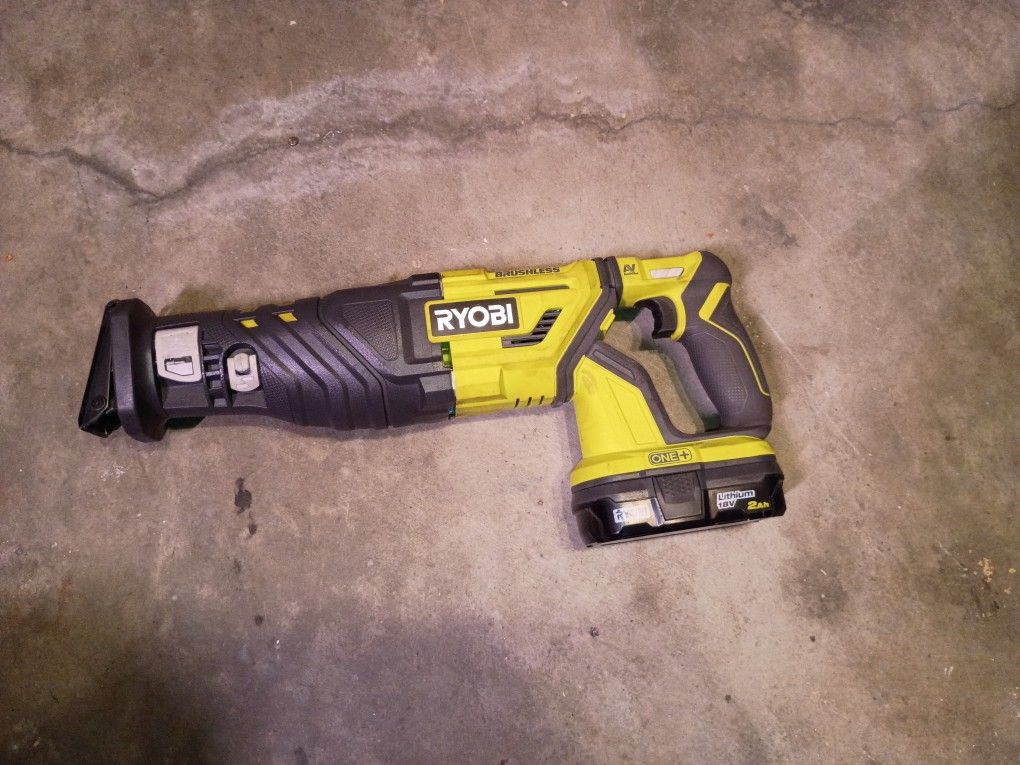 Ryobi One + 18v Cordless Reciprocating Saw