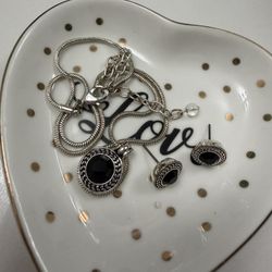 Fashion Earrings And Necklace Set