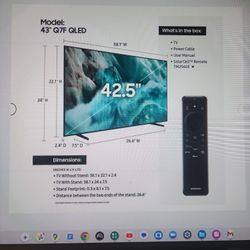 43" Samsung Smart TV NEW IN BOX
