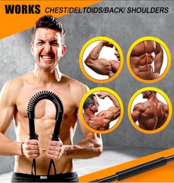Power Twister Flex Bar - Black Upper Body Weight Machine