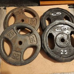 25s Gym Weights $40 Pair