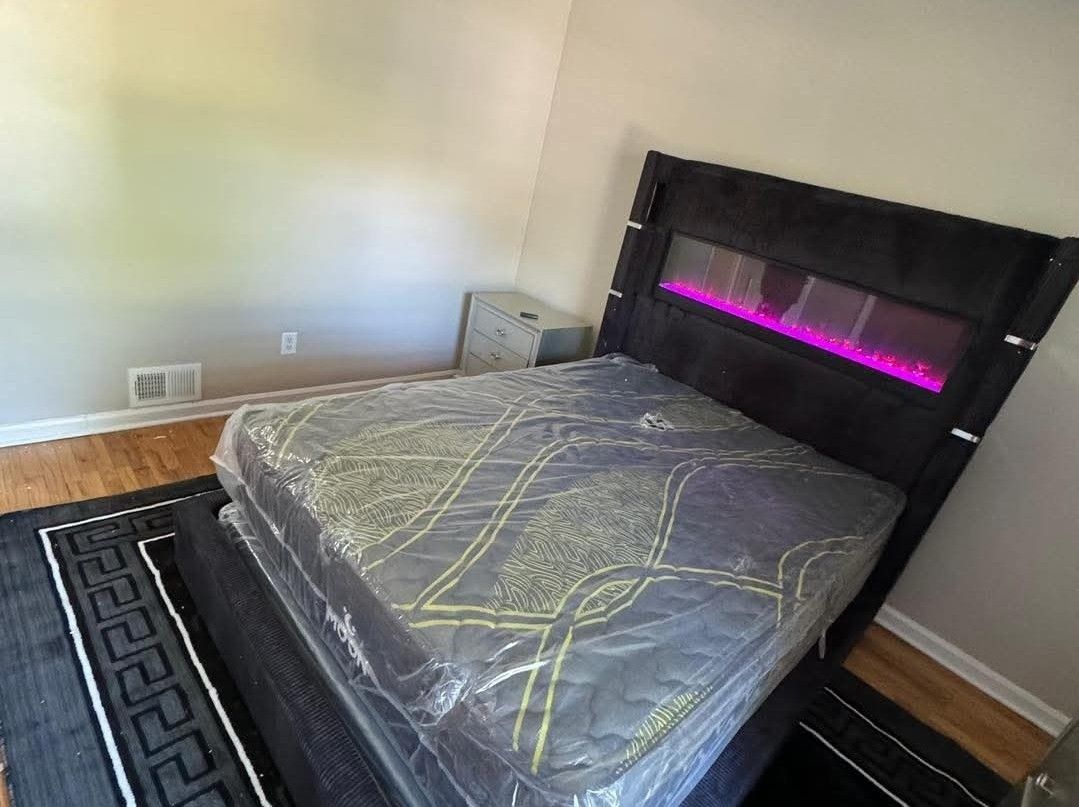 BRAND NEW LIGHT EFFECT BEDROOM SET SAME DAY DELIVERY 