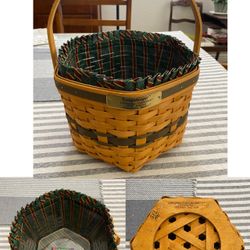 Longaberger 1997 Snowflake Basket