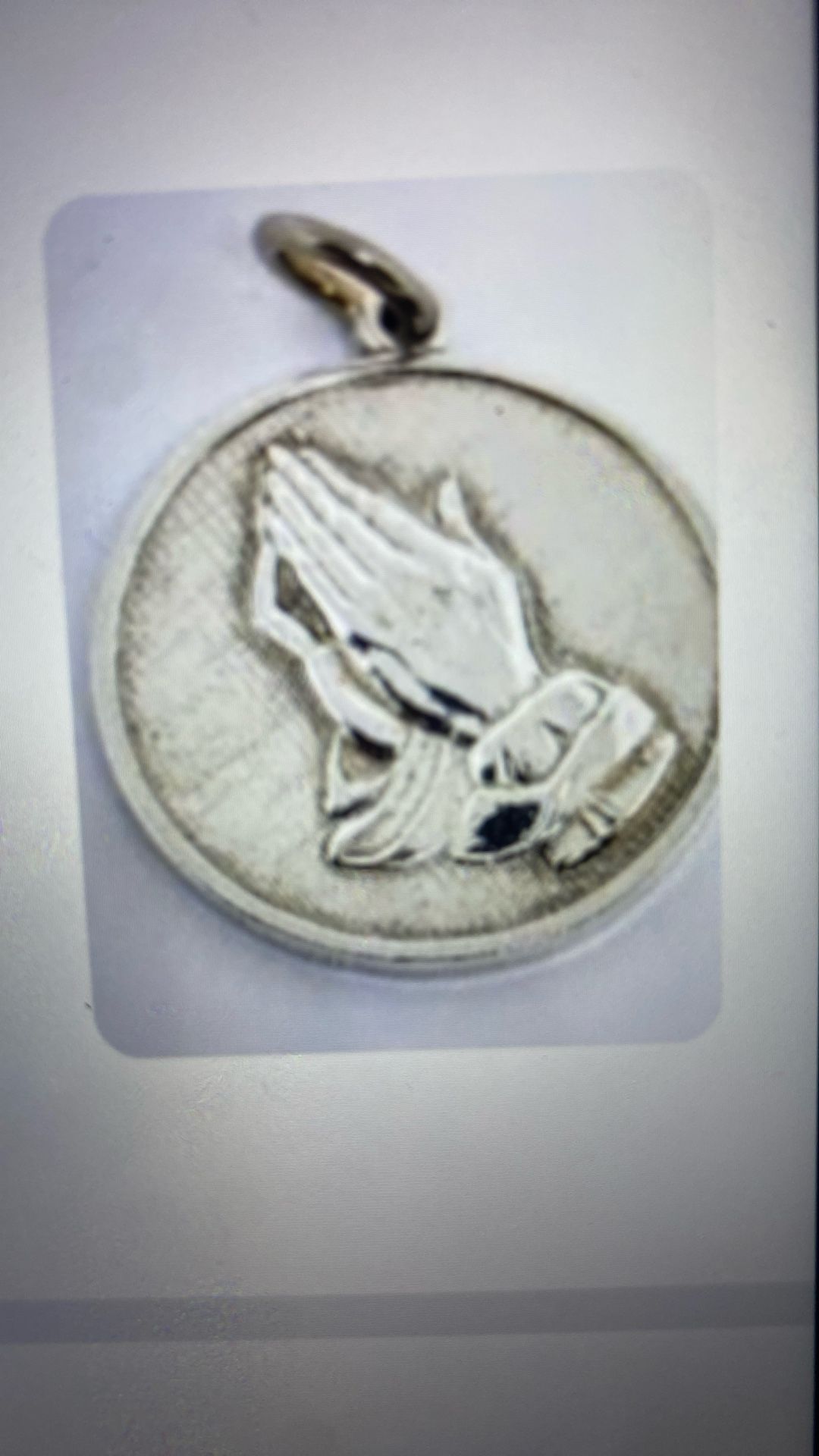 Praying Hands Medal 