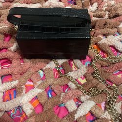 Black Box With Gold Chain 