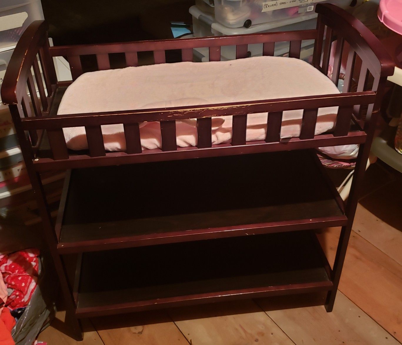 Baby changing table(wooden)