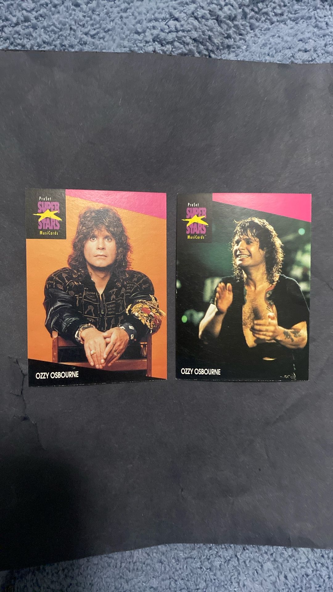 Ozzy Osbourne 1991 Super Stars Card Lot