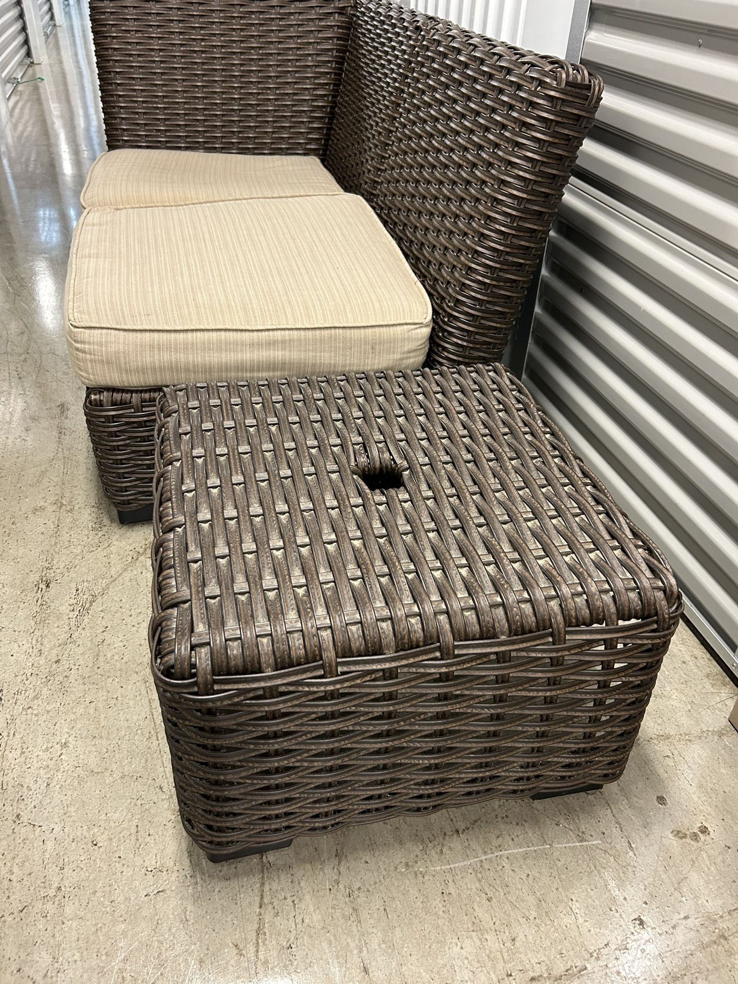 Sectional Indoor/Outdoor Rattan Sofa