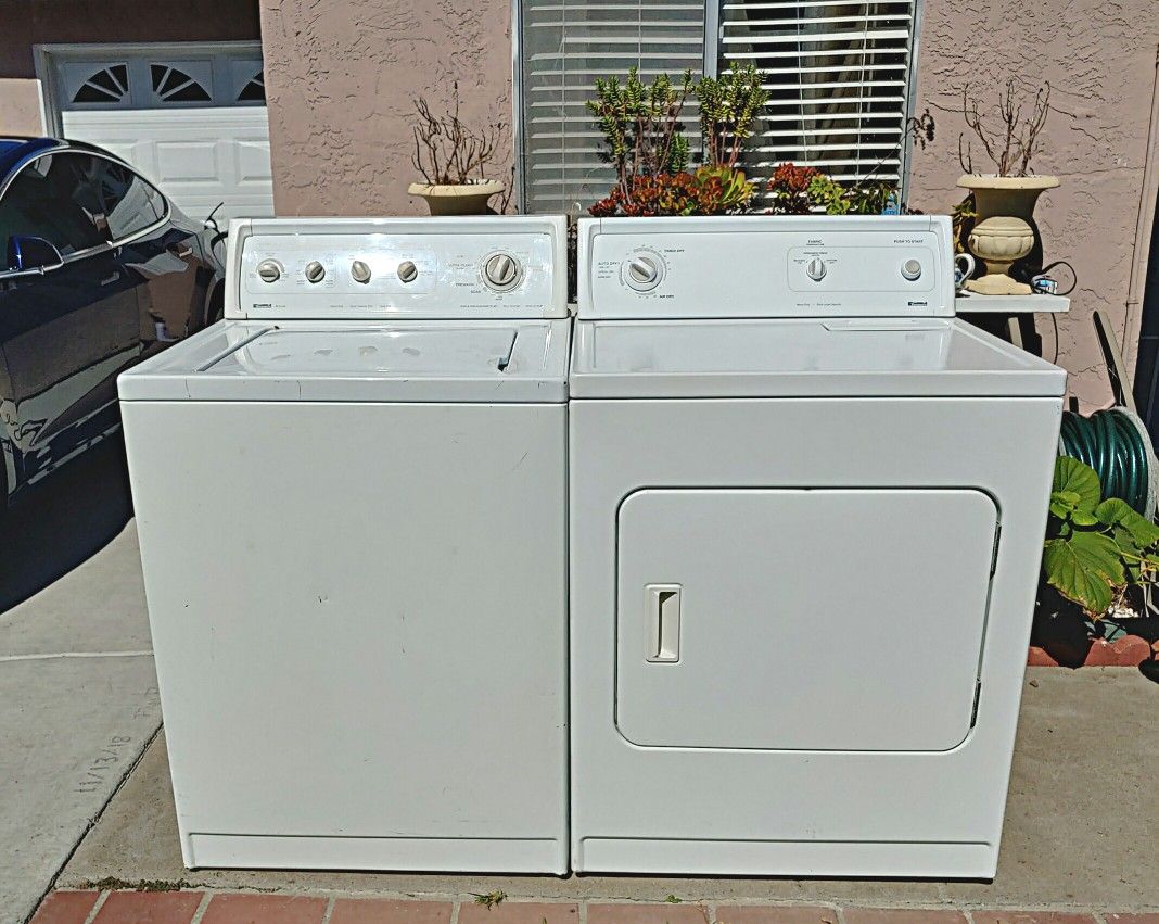 Kenmore washer and electric dryer set