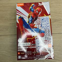 Blokees Spider-Man marvel rival champion class model kit NEW