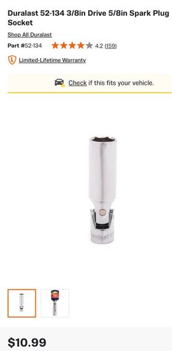 Duralast 1/2 dr 1-1/16 Deep Impact Socket