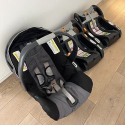 chicco keyfit 30 Infant Car Seat And 2 Bases