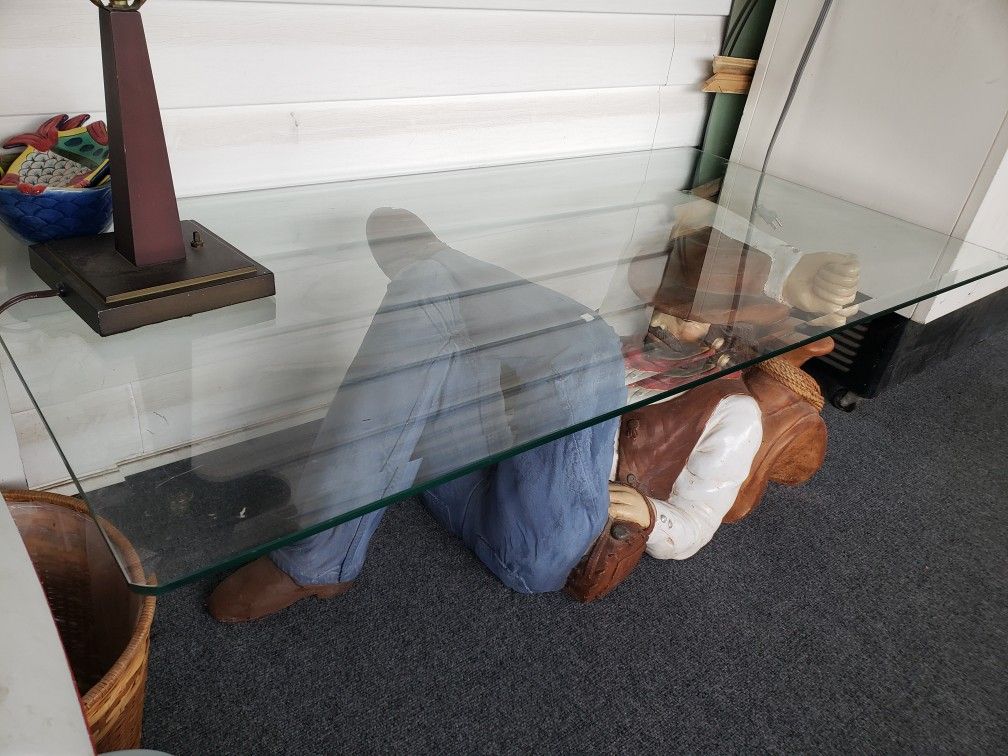 Cowboy coffee table