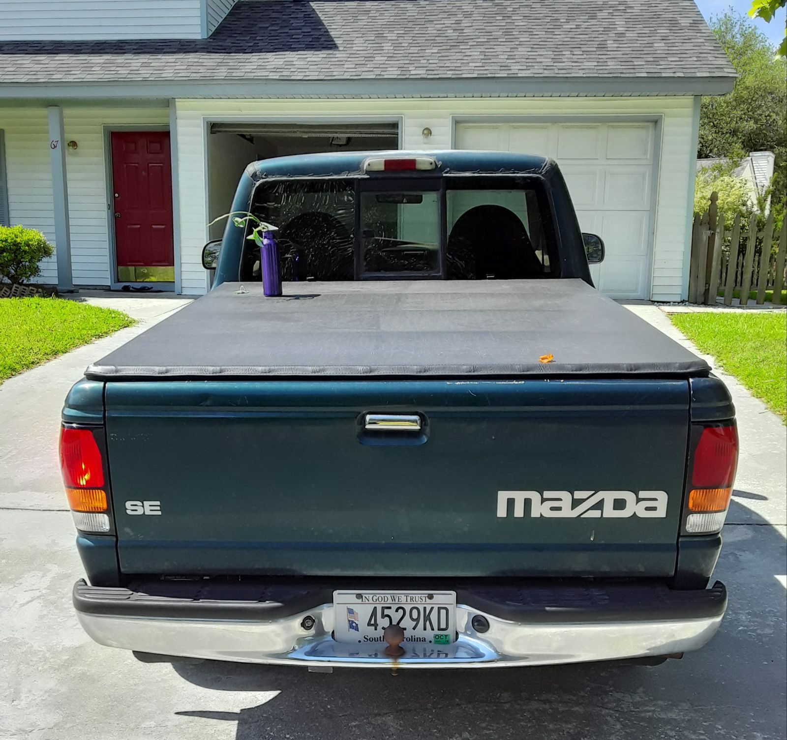 Vinyl Soft Top Tri-fold Adjustable Truck Bed Cover