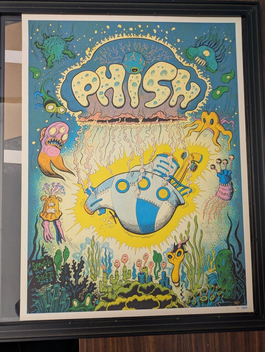 Phish concert poster Syracuse 2023