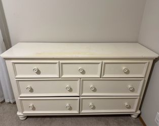 white dresser