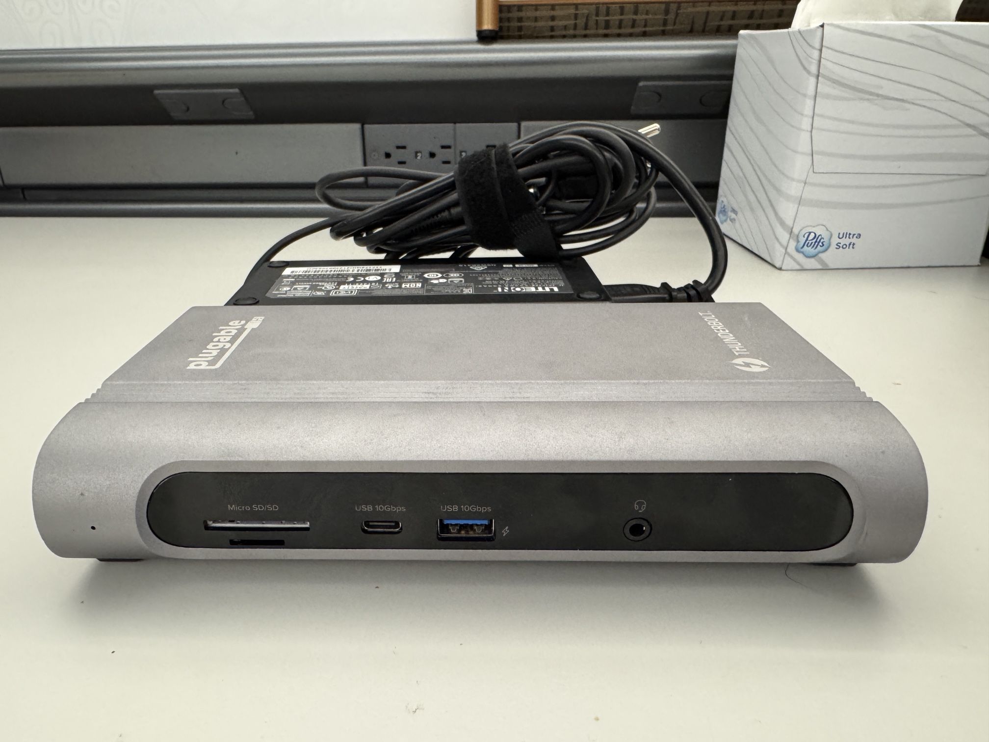 Plugable Thunderbolt™ and USB-C Dual Monitor Docking Station, 96W Laptop Charging