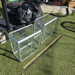 Glass Display Case X2