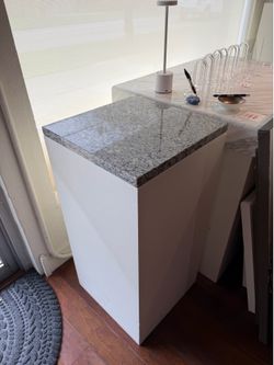 Granite Top Pedestal Table