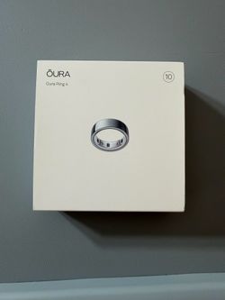 Oura Ring 4 Silver Size 10 – Like New – Complete Set – $300