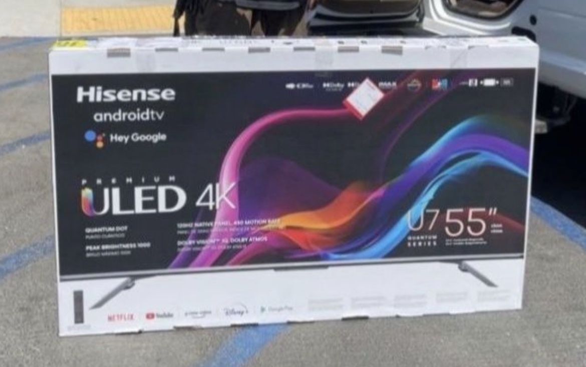 55” Hisense Smart 4k Uled Hdr Tv
