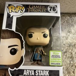 Funko Pop! Game of Thrones #76 Arya Stark 2019 Spring Convention Exclusive