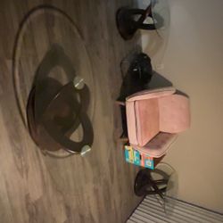 3 Piece Glass Living Room Tables 