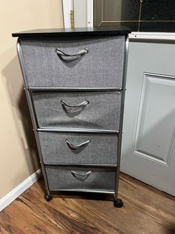 4 Drawer Stackable Storage Roller Cart