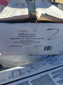 Coil Roofing Nails 1-1/4" x .120"