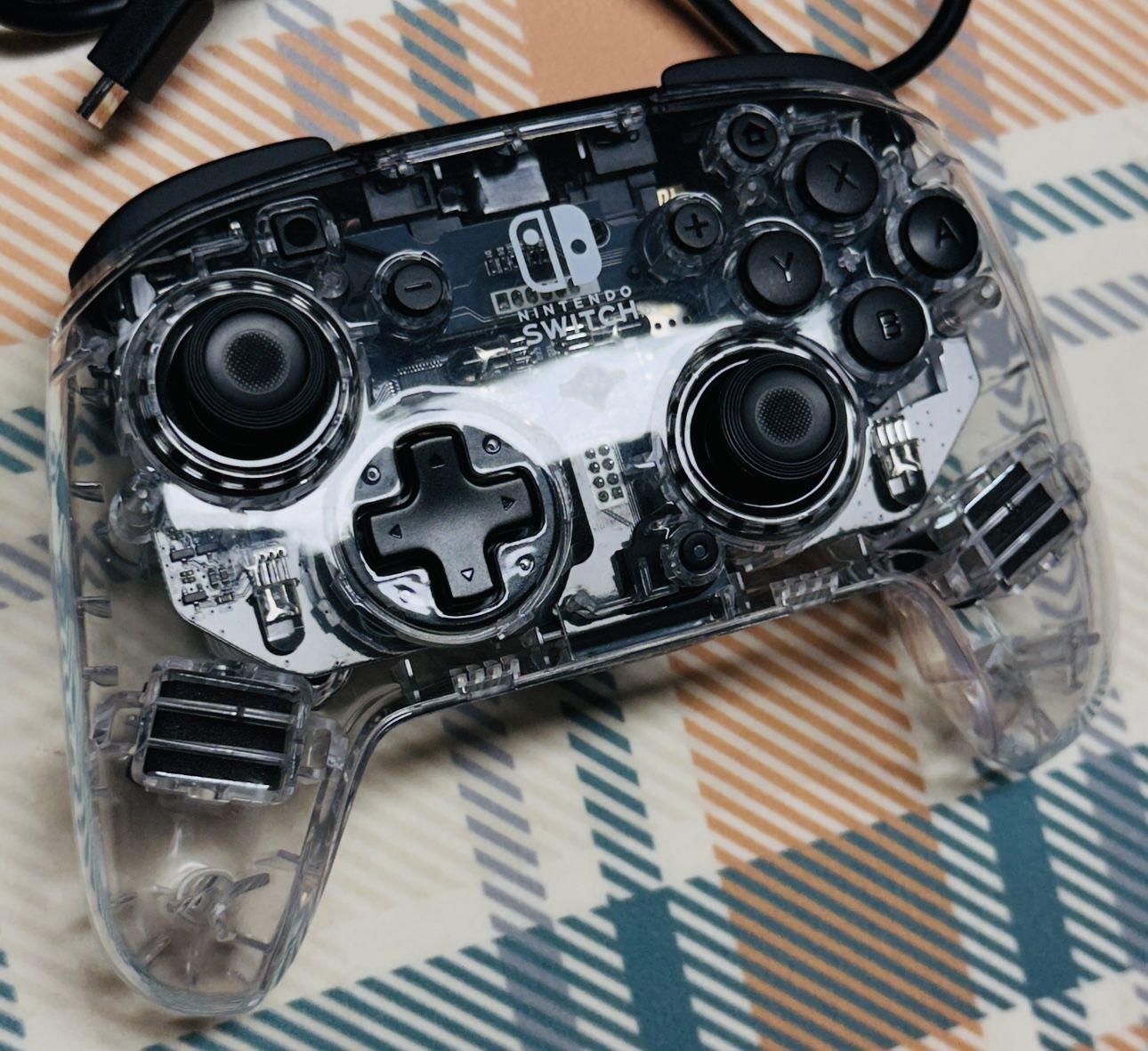 PDP Gaming Afterglow Wireless Pro Controller With Charger Nintendo Switch Clean