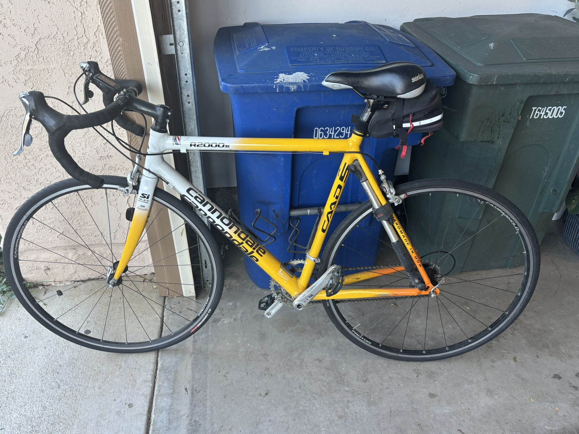 FOR SALE: Cannondale Slice Prodigy R2000 SI – Men’s Road Bike