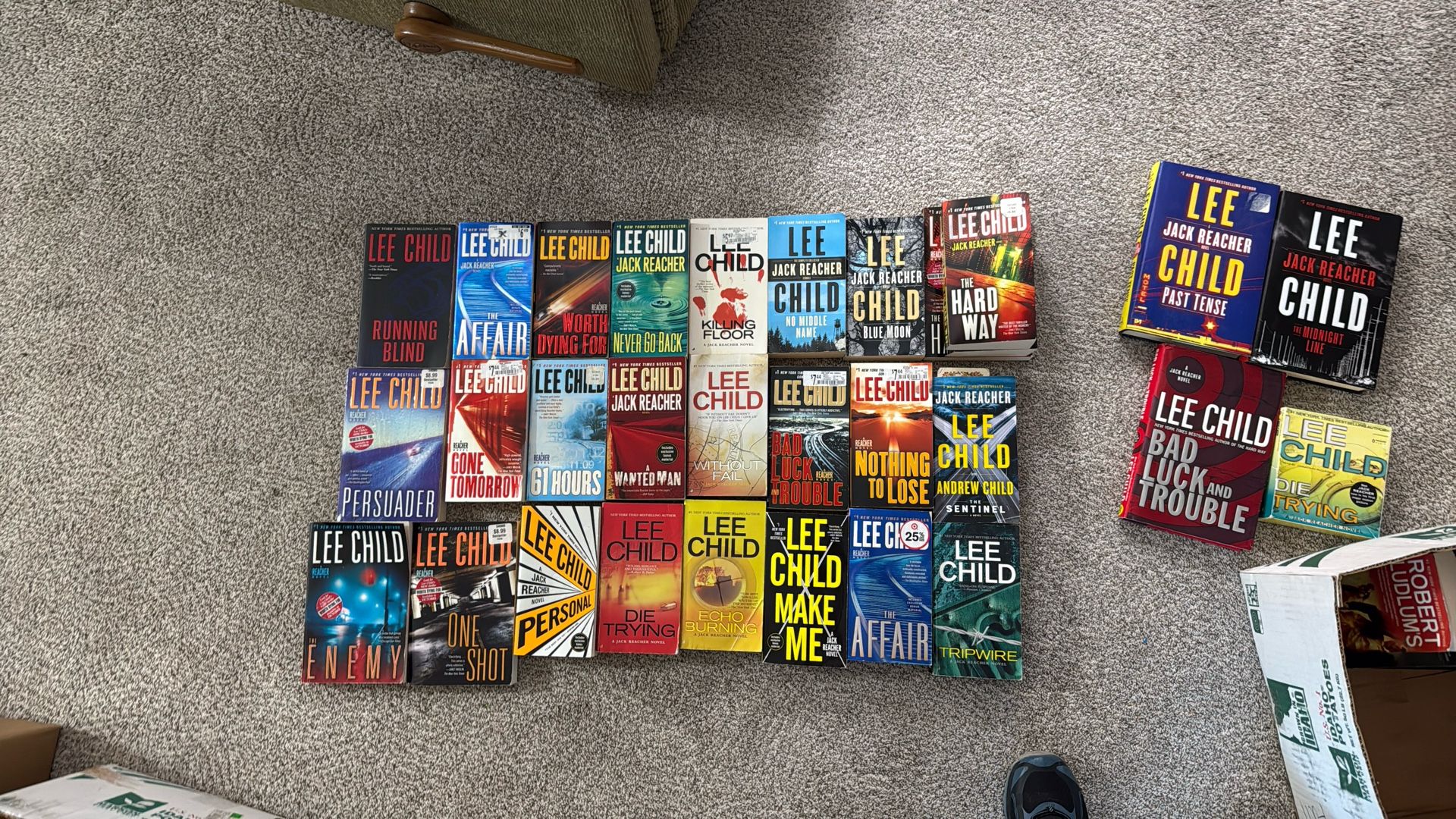Lee Child Jack Reacher Books