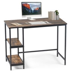 Rustic Brown Computer Office Desk 55 Inch