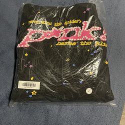 Black PINK Spider Hoodie, Size Adult L