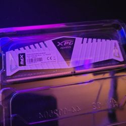 White ADATA XPG PC4-24000 8GB DDR4 3000 MHz Desktop Ram AX4U300038G16-BWZ