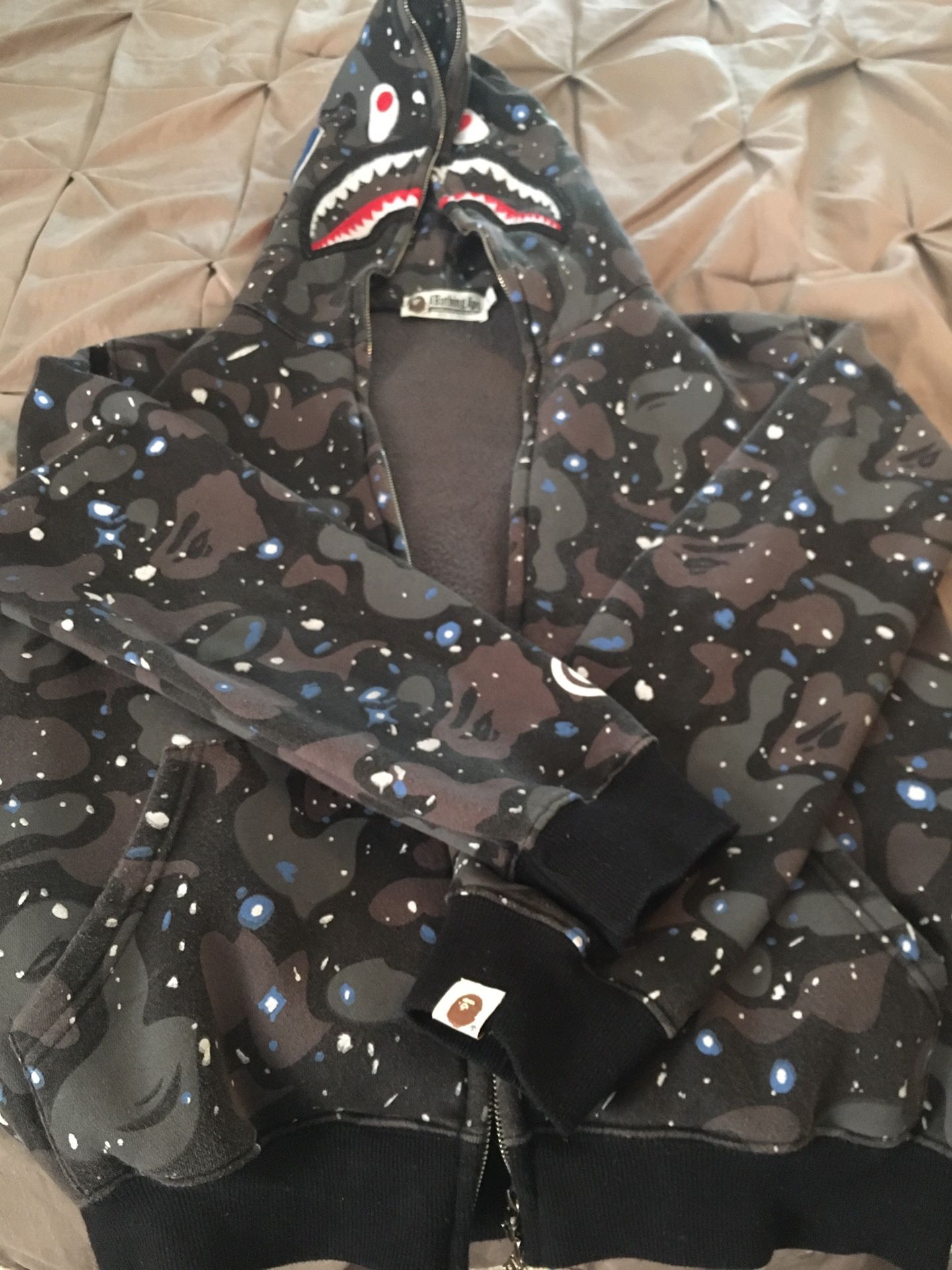Bape space hoodie adult size small