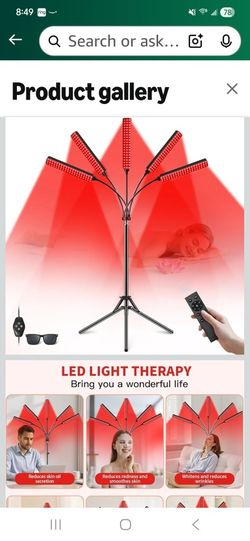 Red light therapy  for face body