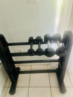 Weight rack & weights