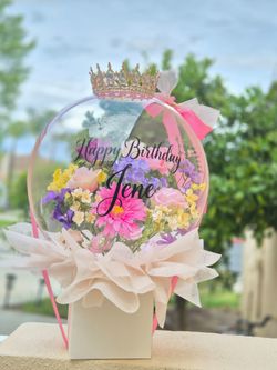 balloon flower bouquet