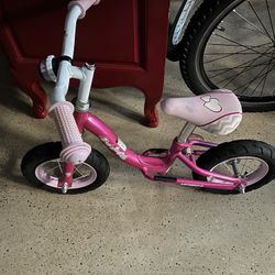 Huffy No Peddle Bike Girl Pink