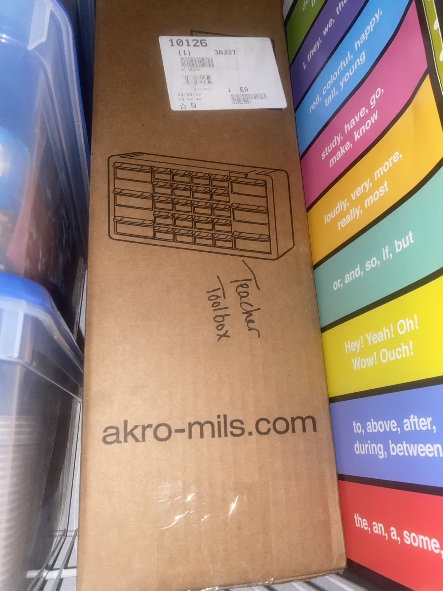 Storage For Nail, Screws, Staples, Toolbox Stuff. Teachers Use There For Small Storage Items. Garage Organizer.