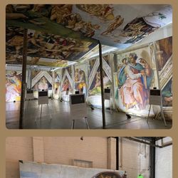 Michael Angelo's Sistine Chapel Art exhibit 